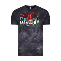 Cloud Black let it snow Vintage Tee - FaDigitalArtStudio
