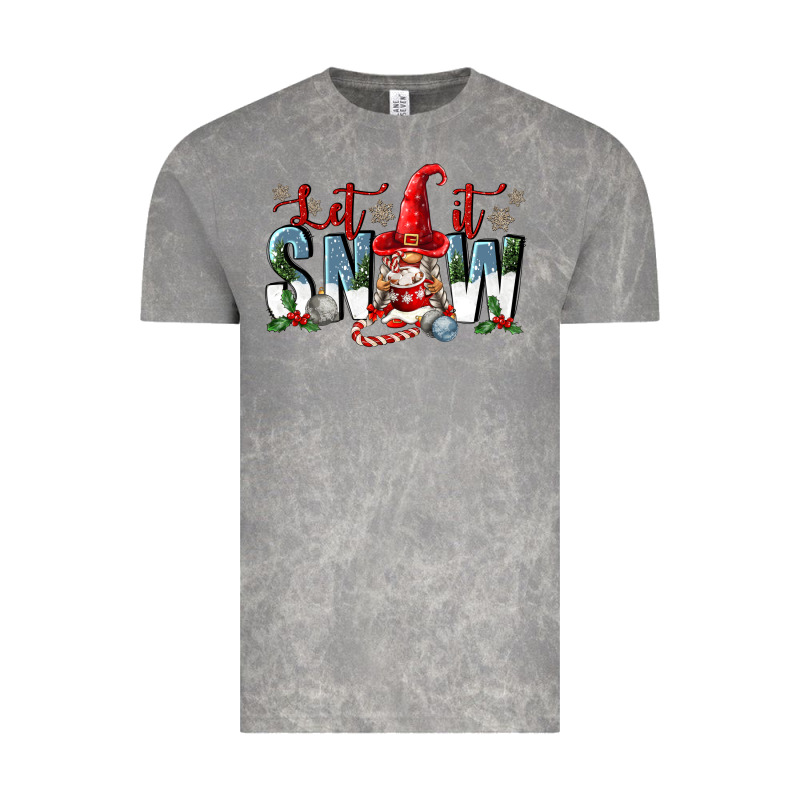 Let It Snow Vintage Tee by FaDigitalArtStudio | Teevron