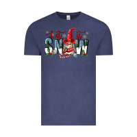 Vintage Denim let it snow Vintage Tee - FaDigitalArtStudio