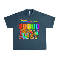 Midnight Navy proud ally Urban Heavy Tee - HRA Design Shop
