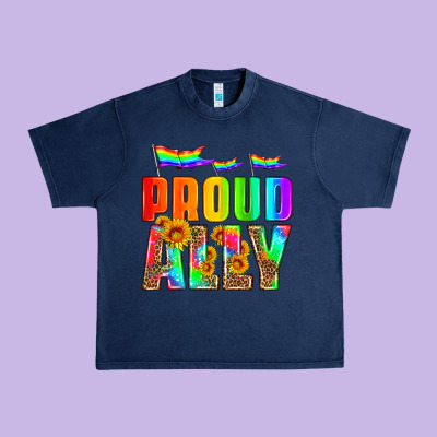 Proud Ally Urban Heavy Tee Designed By Hra Design Shop