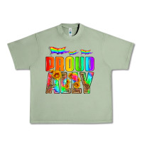 Oil Green proud ally Urban Heavy Tee - HRA Design Shop