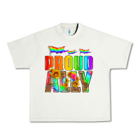 Pistachio proud ally Urban Heavy Tee - HRA Design Shop
