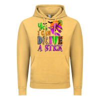 Vintage Mustard yes i can drive a stick Vintage Hoodie - Zillion Design Studio