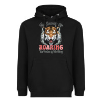 Black the heavens are roaring tiger Heavyweight Hoodie - MaliasSmallBusiness