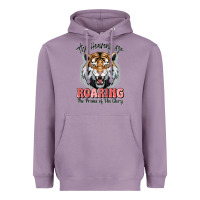 Lavender the heavens are roaring tiger Heavyweight Hoodie - MaliasSmallBusiness