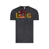 Vintage Black love gnomes Vintage Tee - FaDigitalArtStudio