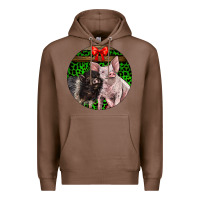 Chestnut christmas pig Premium Hoodie - LillyAllenDesigns