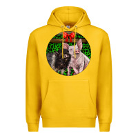Lemon christmas pig Premium Hoodie - LillyAllenDesigns