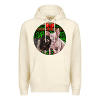 Sandshell christmas pig Premium Hoodie - LillyAllenDesigns