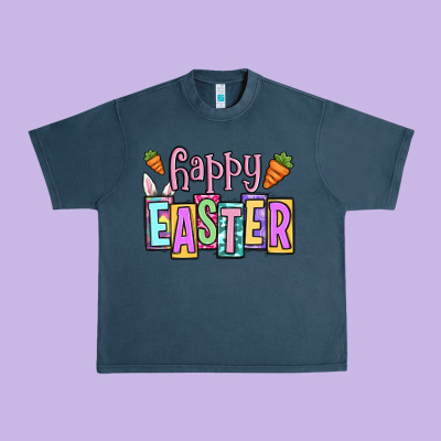 Easter Day Happy Easter Urban Heavy Tee Designed By Oliviacreatesart