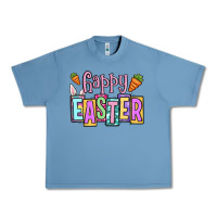 Pebble Blue Easter Day Happy Easter Urban Heavy Tee - OliviaCreatesArt
