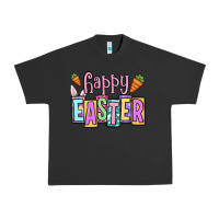 Pigment Black Easter Day Happy Easter Urban Heavy Tee - OliviaCreatesArt