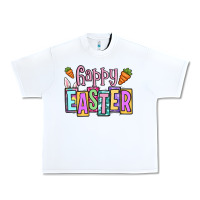 White Easter Day Happy Easter Urban Heavy Tee - OliviaCreatesArt