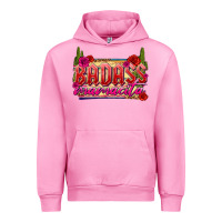 Fuchsia Pink Badass Mamacita Urban Hoodie - texasbilliewilder