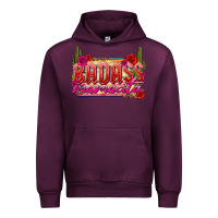 Mauve Wine Badass Mamacita Urban Hoodie - texasbilliewilder