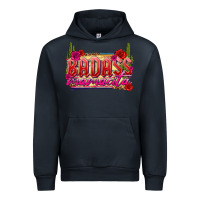 Navy Badass Mamacita Urban Hoodie - texasbilliewilder