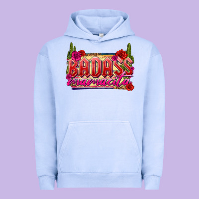 Badass Mamacita Urban Hoodie Designed By Texasbilliewilder