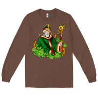 Chestnut st patricks and horseshoes with shamrocks Long Sleeve Tee - AdoDesignShop