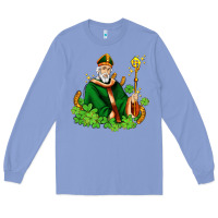 Colony Blue st patricks and horseshoes with shamrocks Long Sleeve Tee - AdoDesignShop