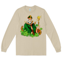 Mushroom st patricks and horseshoes with shamrocks Long Sleeve Tee - AdoDesignShop