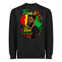 Black free ish since 1865 black man Heavyweight Sweatshirt - HRA Design Shop