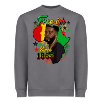 Storm free ish since 1865 black man Heavyweight Sweatshirt - HRA Design Shop