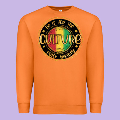 Do It For The Culture Black History Premium Sweatshirt Designed By Maliassmallbusiness