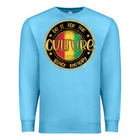 Ocean Blue do it for the culture black history Premium Sweatshirt - MaliasSmallBusiness