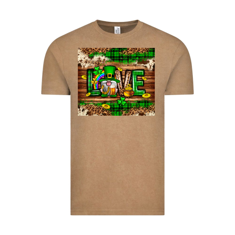 St. Patrick's Day Love Gnome Tumbler Vintage Tee by Neo Western | Teevron