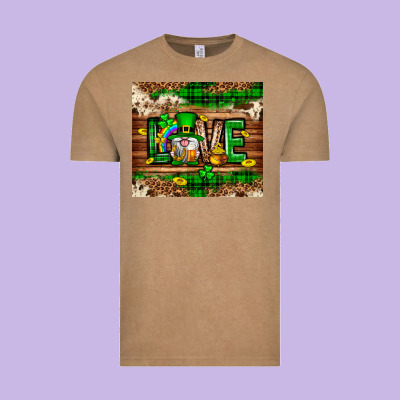 St. Patrick's Day Love Gnome Tumbler Vintage Tee Designed By Neo Western