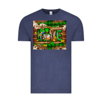 Vintage Denim St. patrick's day love gnome tumbler Vintage Tee - Neo Western