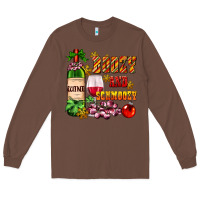 Chestnut boozy and schmoozy Long Sleeve Tee - AdoDesignShop