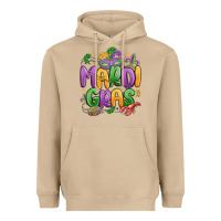 Mushroom mardi gras Heavyweight Hoodie - MaliasSmallBusiness