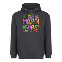 Smoke mardi gras Heavyweight Hoodie - MaliasSmallBusiness