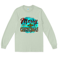 Matcha merry christmas wood slice ornament Long Sleeve Tee - JahusDesignShop