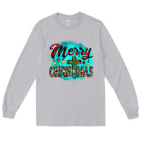 Moon Dust merry christmas wood slice ornament Long Sleeve Tee - JahusDesignShop