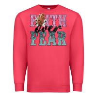 Cardinal faith over fear Premium Sweatshirt - NancyCooperArtShop
