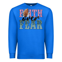 True Royal faith over fear Premium Sweatshirt - NancyCooperArtShop