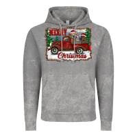 Cloud Rock christmas truck with cows Vintage Hoodie - RanaPortraitStore