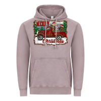 Vintage Zinc christmas truck with cows Vintage Hoodie - RanaPortraitStore
