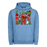 Pigment Pebble Blue It's In My Dna Mexico Urban Hoodie - texasbilliewilder