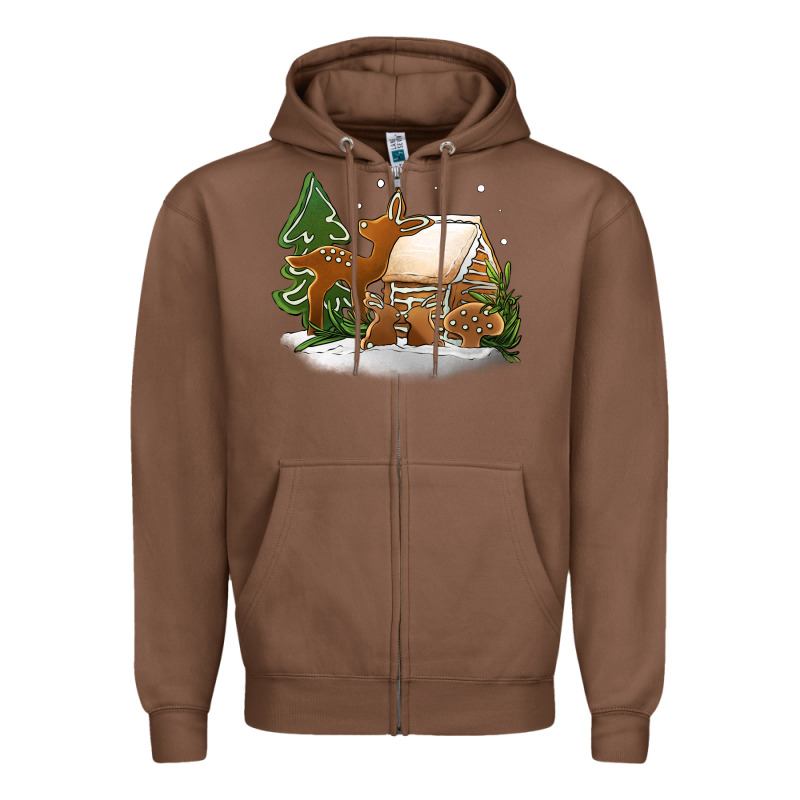 Christmas Cookies Zipper Hoodie by Jasminsmagicworld | Teevron