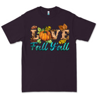 Plum love fall y'all Premium Tee - BarkalooDesign