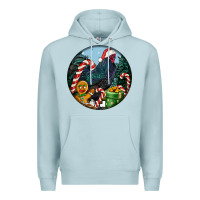 Blue Mist jersey giant rooster christmas Premium Hoodie - LillyAllenDesigns