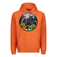 Carrot jersey giant rooster christmas Premium Hoodie - LillyAllenDesigns