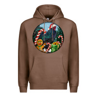 Chestnut jersey giant rooster christmas Premium Hoodie - LillyAllenDesigns