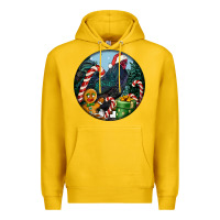 Lemon jersey giant rooster christmas Premium Hoodie - LillyAllenDesigns