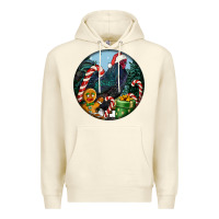 Sandshell jersey giant rooster christmas Premium Hoodie - LillyAllenDesigns
