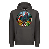 Smoke jersey giant rooster christmas Premium Hoodie - LillyAllenDesigns